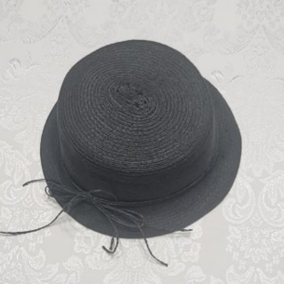 Magid Accessories - Magid Black Straw Bucket Hat